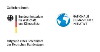 Gefördert durch Bundesministerium für Wirtschaft und Klimaschutz und Nationale Klimaschutz Initiative aufgrund eines Beschlusses des Deutschen Bundestages
